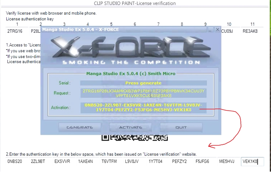 clip studio paint ex serial number